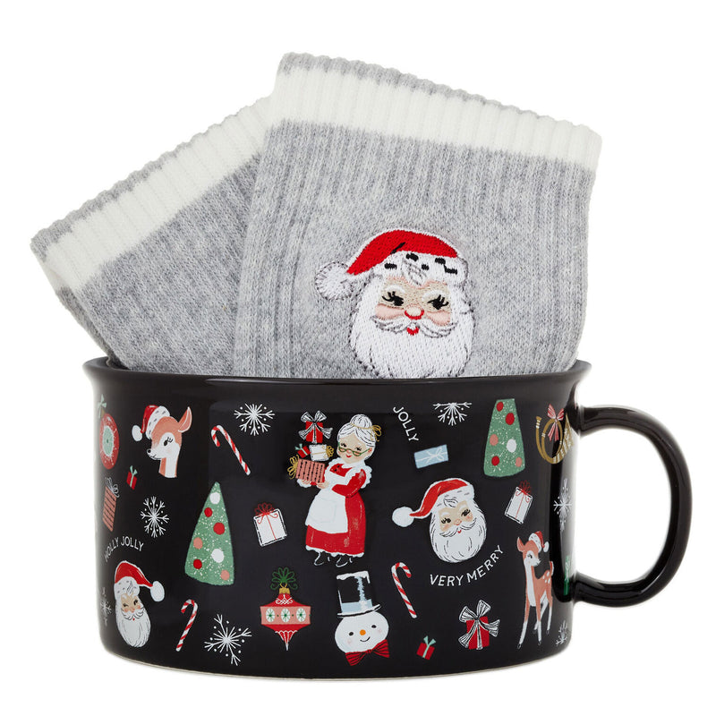 Merry Santa Mug and Socks Bundle