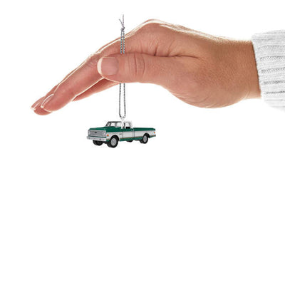 Mini Lil' American Trucks 1972 Chevrolet® Cheyenne™ Super 2024 Metal Ornament, 0.67"