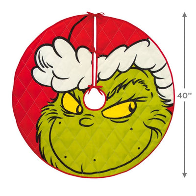 Dr. Seuss's How the Grinch Stole Christmas!™ Fabric Hallmark Tree Skirt, 40"