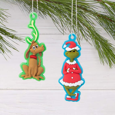 Mini Dr. Seuss's How the Grinch Stole Christmas!™ Tree Topper and Ornaments, Set of 5