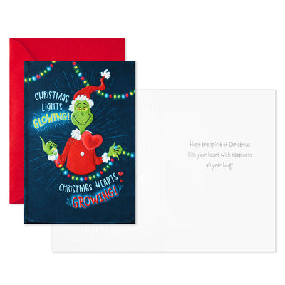 Dr. Seuss's How the Grinch Stole Christmas! Spirit of Christmas Boxed Christmas Cards, Pack of 16