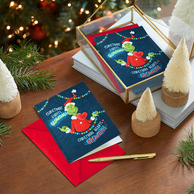 Dr. Seuss's How the Grinch Stole Christmas! Spirit of Christmas Boxed Christmas Cards, Pack of 16