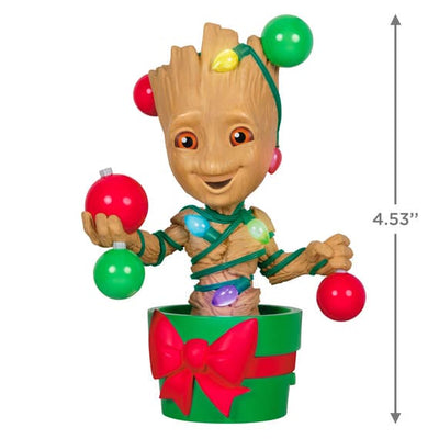 Marvel Guardians of the Galaxy O Christmas Groot Ornament With Light