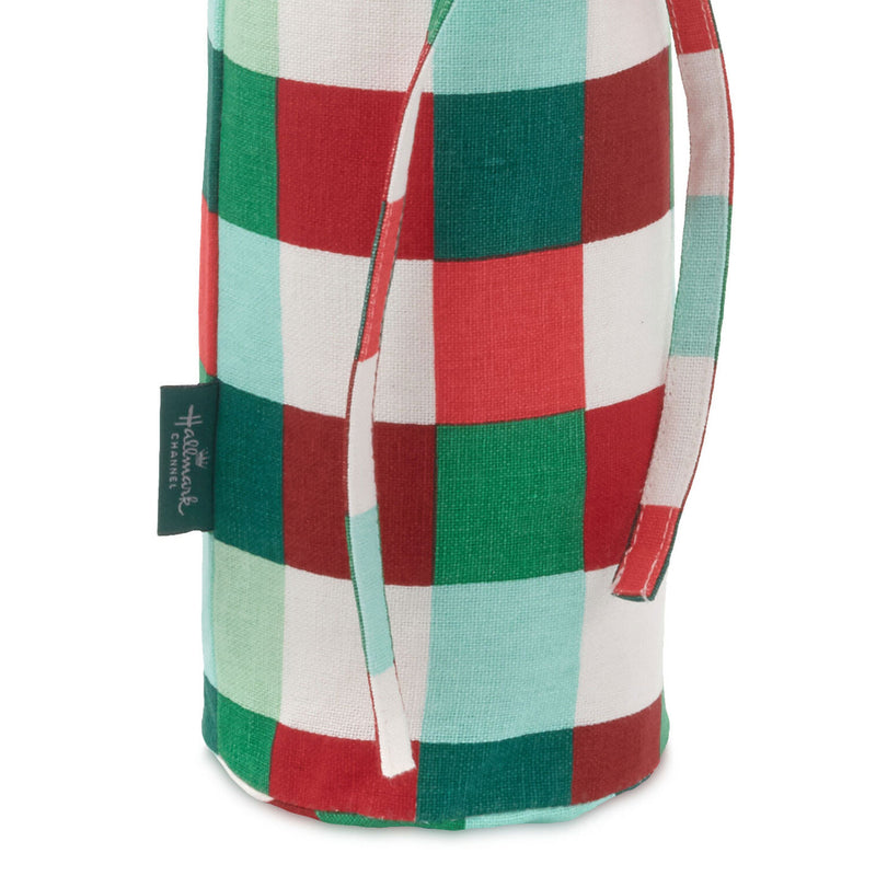 Hallmark Channel Christmas Magic Fabric Wine Bag, 15.5"