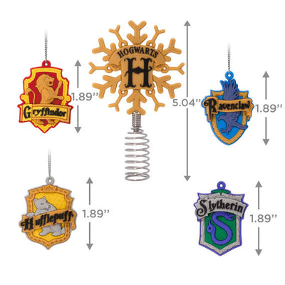 Mini Harry Potter™ Tree Topper and Ornaments, Set of 5