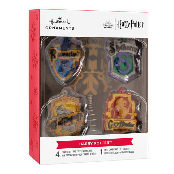 Mini Harry Potter™ Tree Topper and Ornaments, Set of 5