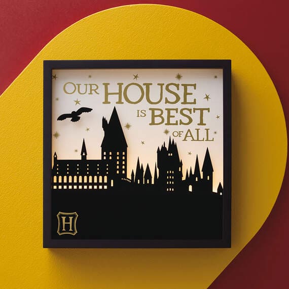 Harry Potter™ Hogwarts™ Lighted Shadow Box Wall Decor, 10.5"