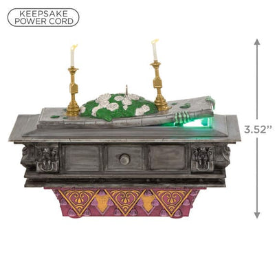 Disney The Haunted Mansion Collection The Coffin in the Conservatory Ornament With Light and Sound