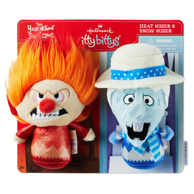 The Year Without a Santa Claus Heat Miser and Snow Miser Plush, Set of 2