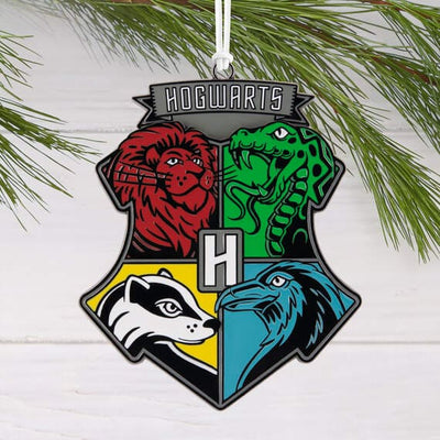 Harry Potter™ Hogwarts™ Crest Moving Metal Ornament