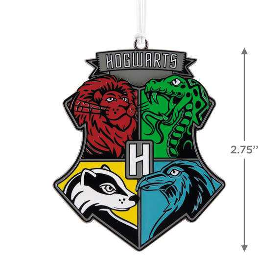 Harry Potter™ Hogwarts™ Crest Moving Metal Ornament