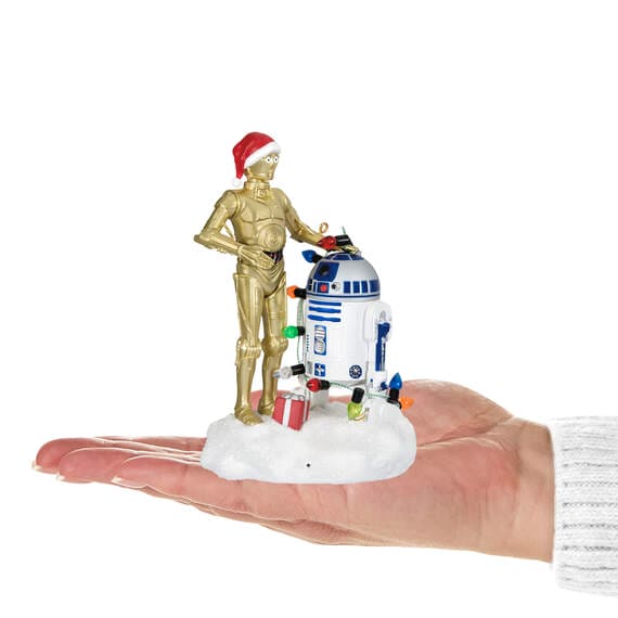 Star Wars™ C-3PO™ and R2-D2™ Peekbuster Ornament With Motion-Activated Sound