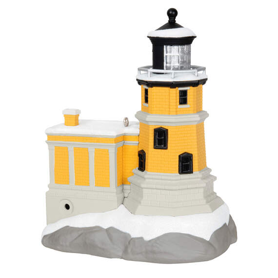 Holiday Lighthouse 2024 Ornament With Light