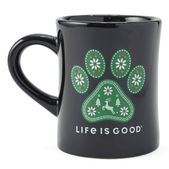 Holiday Nordic Paw Diner Mug