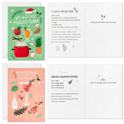 A Recipe for Holiday Fun Boxed Christmas Cards Assortment, Pack of 15