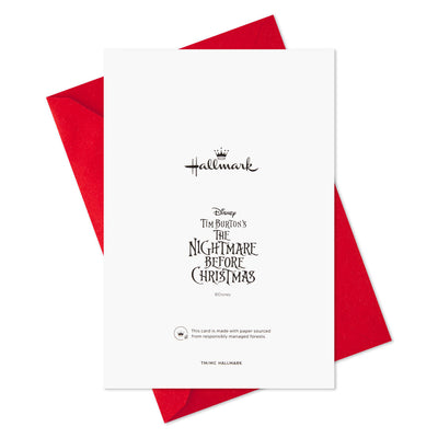 Disney Tim Burton’s The Nightmare Before Christmas Frightfully Fun Boxed Christmas Cards, Pack of 16