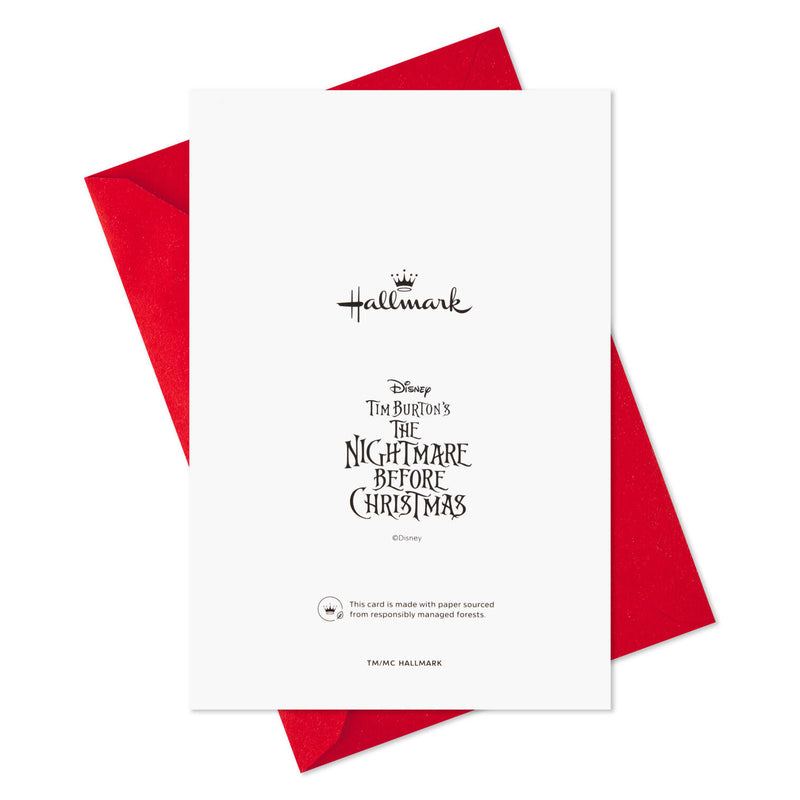 Disney Tim Burton’s The Nightmare Before Christmas Frightfully Fun Boxed Christmas Cards, Pack of 16