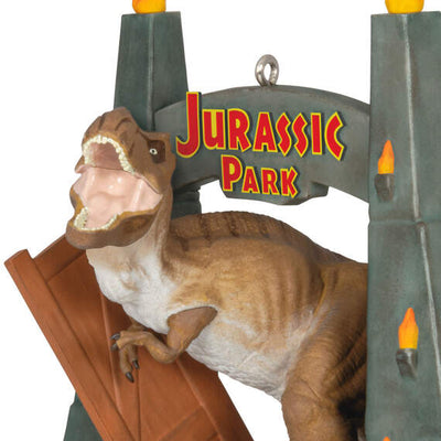 Jurassic Park Welcome to Jurassic Park Ornament With Sound