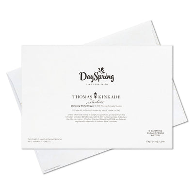 Thomas Kinkade Country Church Religious Boxed Christmas Cards, Pack of 16