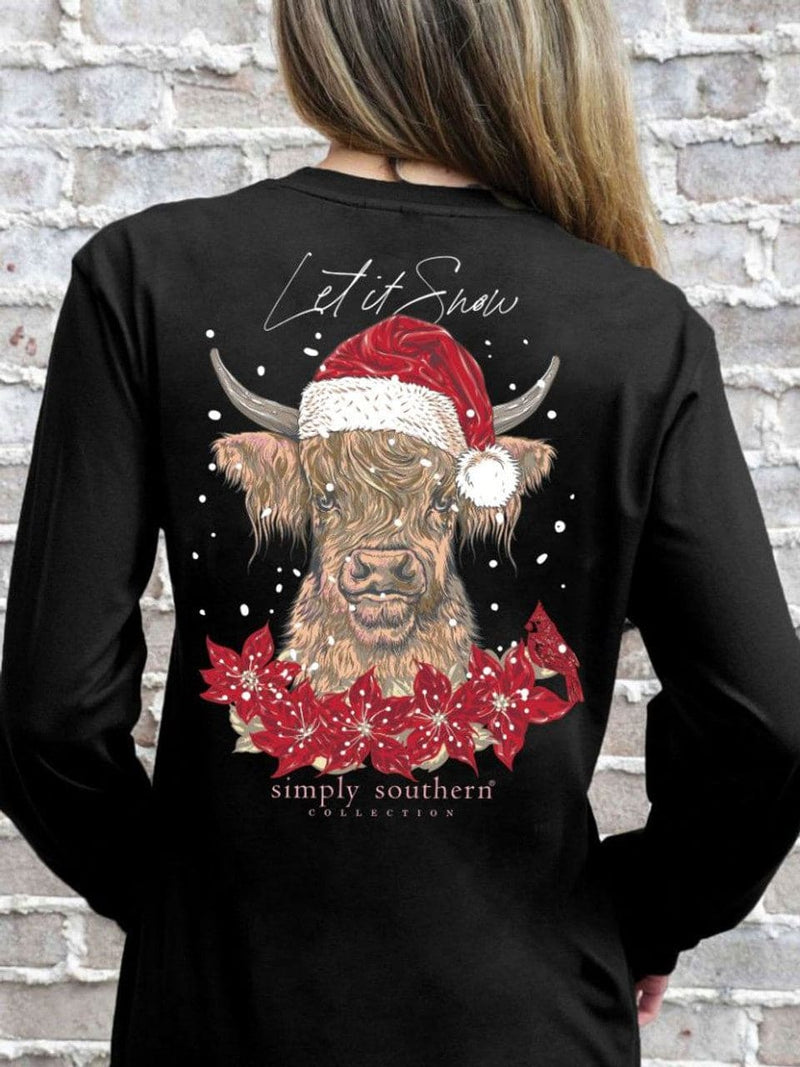 Let it Snow Cow Long Sleeve