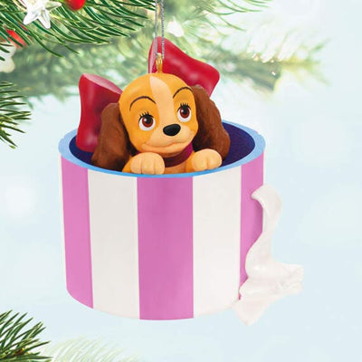 Disney Lady and the Tramp Darling's Christmas Gift Ornament