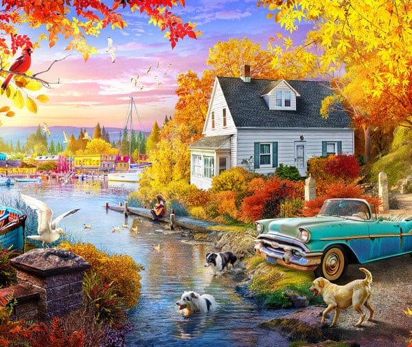 Lakeside Fall Retreat 1000 pc