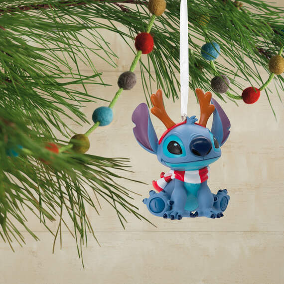 Disney Lilo & Stitch Reindeer Stitch Ornament