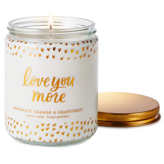 Love You More Scented Single-Wick Jar Candle, 7 oz.