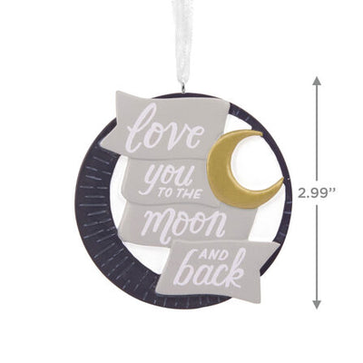 Love You to the Moon and Back Hallmark Ornament