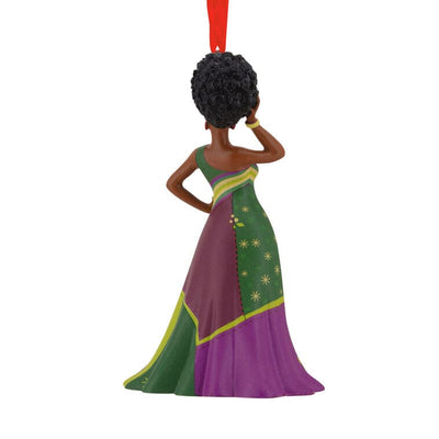 Mahogany Black Fashion Woman Hallmark Ornament