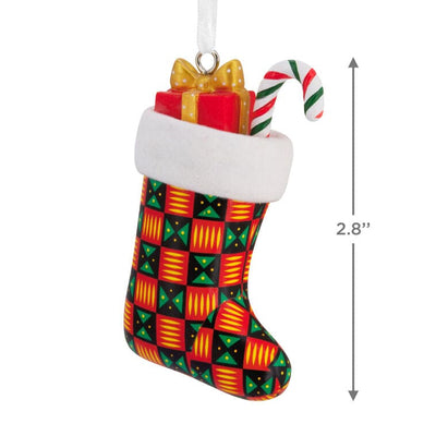 Mahogany Stocking Hallmark Ornament