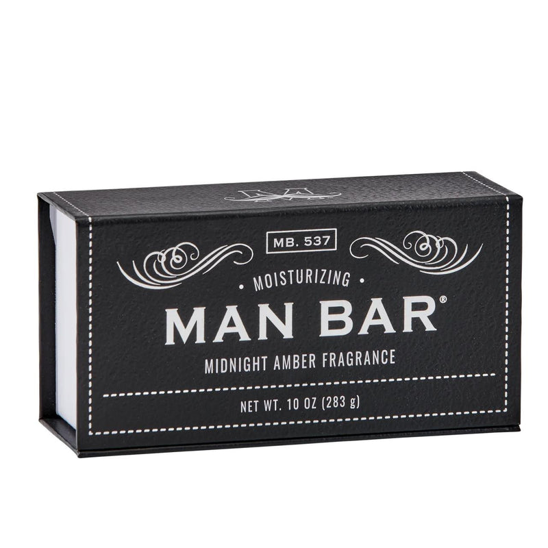 Man Bar Soap - Moisturizing Midnight Amber 10 oz