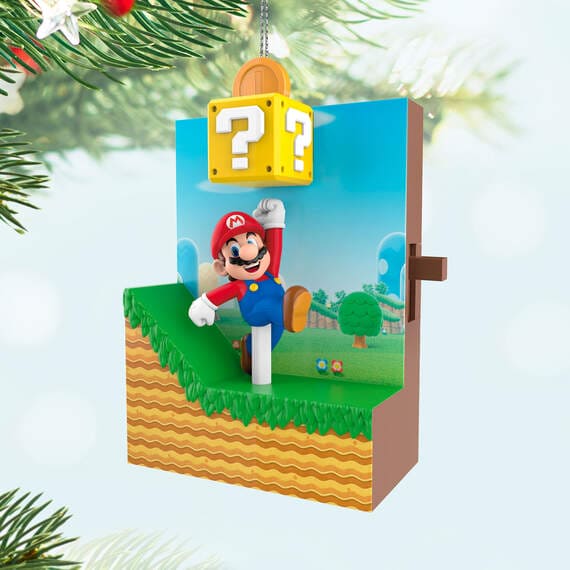 Nintendo Super Mario™ Collecting Coins Ornament With Sound and Motion