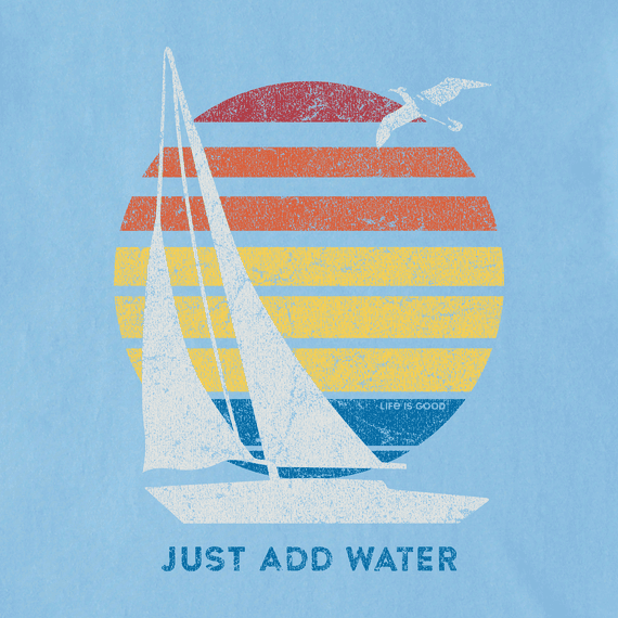 Just Add Water Sailboat Long Sleeve Crusher-LITE Tee Men&