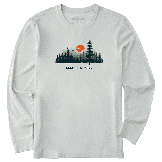 Keep it Simple Evergreen Silo Long Sleeve Tee Men&