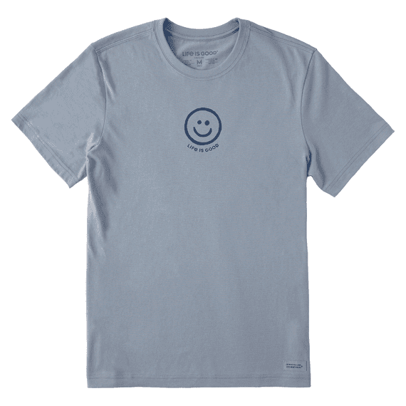 Smiley Face Short Sleeve Tee Men&