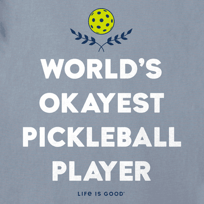 World's Okayest Pickleball Player Short Sleeve Tee Men's