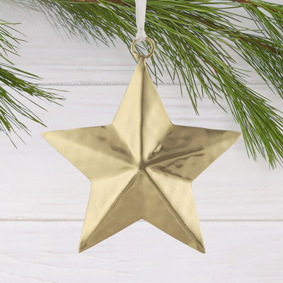 Signature Gold Star Metal Hallmark Ornament