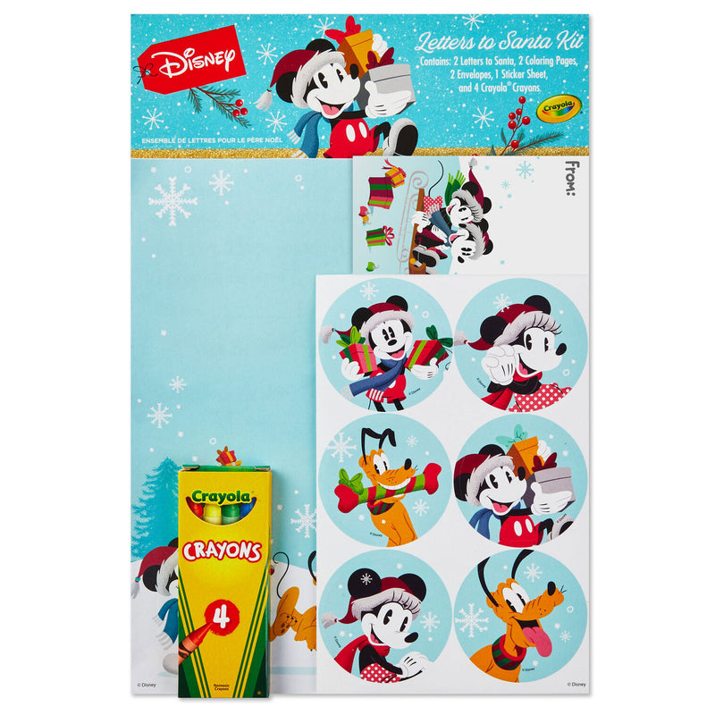 Disney Mickey Mouse Letters to Santa Crayola® Coloring Kit