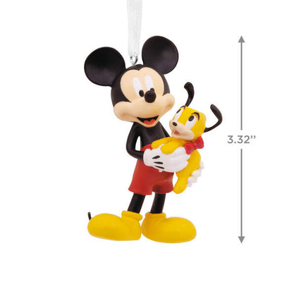 Disney Mickey Mouse Holding Puppy Ornament