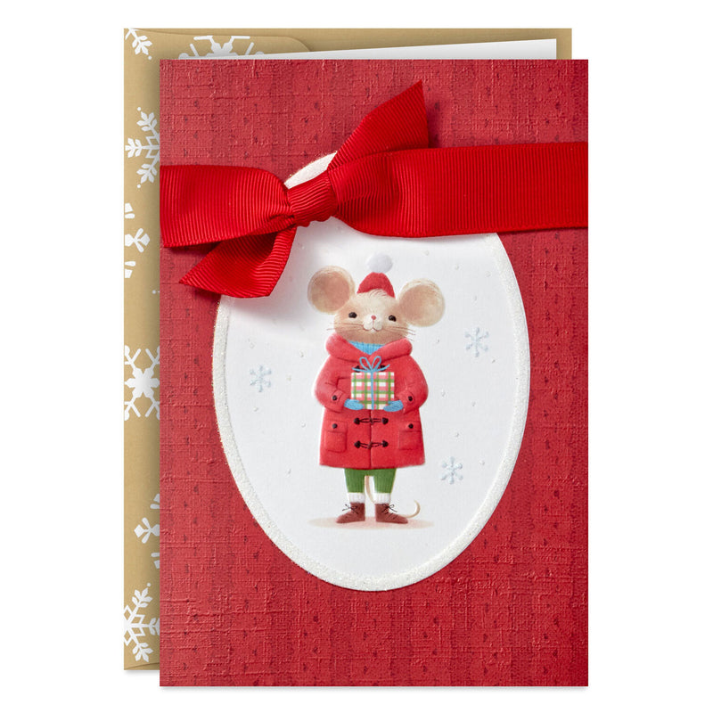 Sweet Holiday Mouse Boxed Christmas Cards, Pack of 12