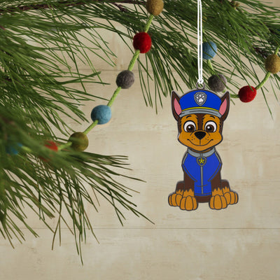 Paw Patrol™ Chase Moving Metal Hallmark Ornament