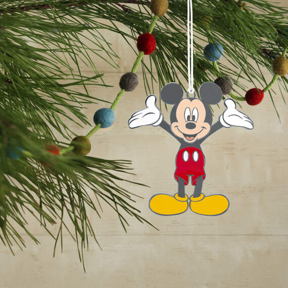 Disney Mickey Mouse Moving Metal Ornament