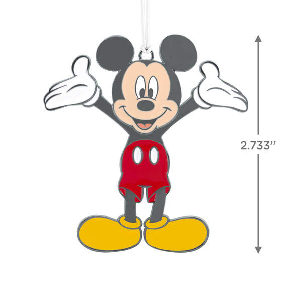 Disney Mickey Mouse Moving Metal Ornament