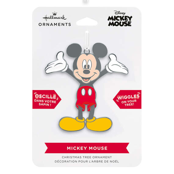 Disney Mickey Mouse Moving Metal Ornament