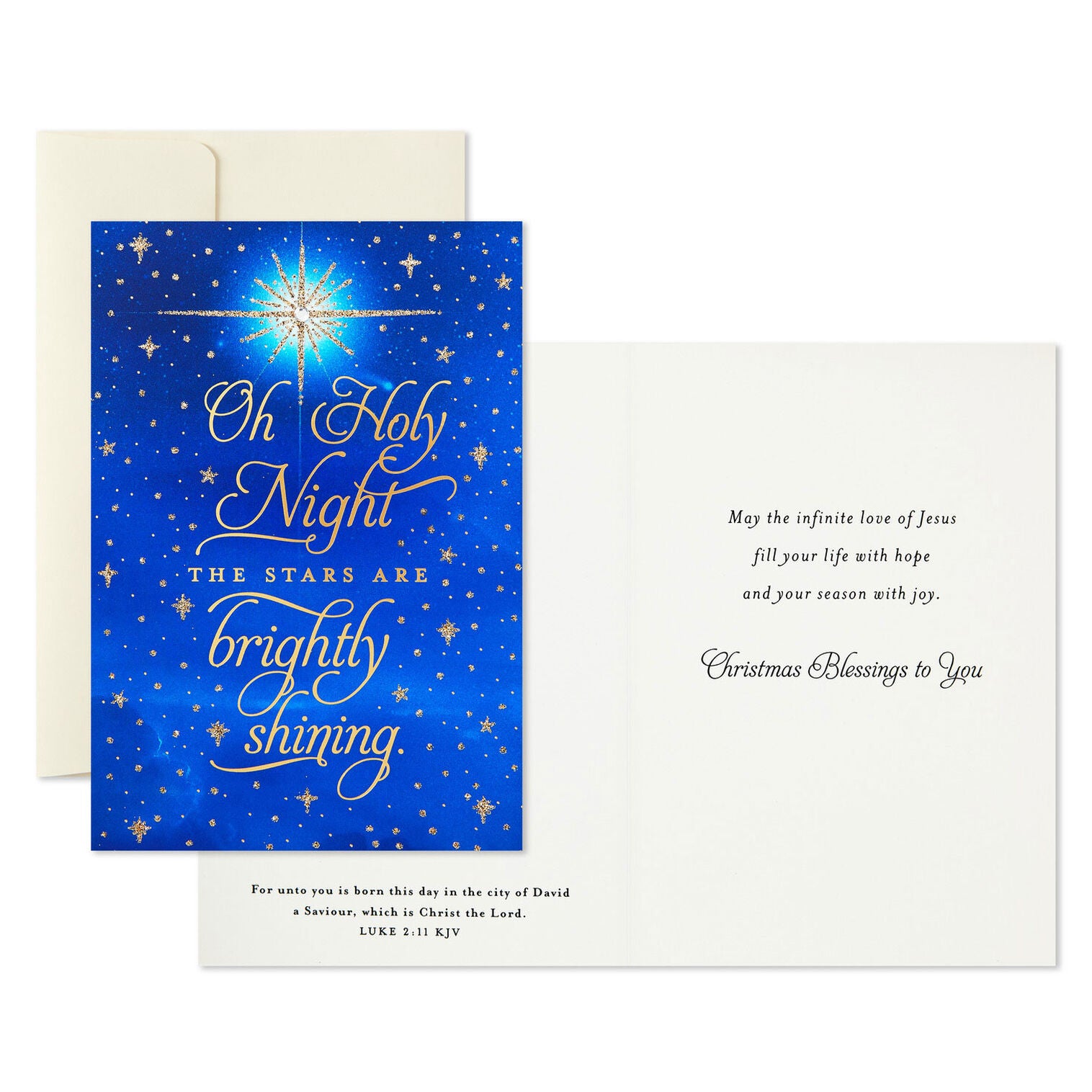 Oh Holy Night Religious Boxed Christmas Cards, Pack of 12 - Boxed Cards -  Hallmark