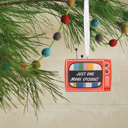 Just One More Episode! Vintage TV Hallmark Ornament