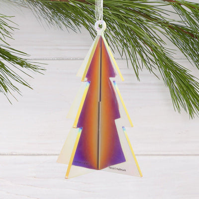 Signature Iridescent Orange Tree Acrylic Hallmark Ornament