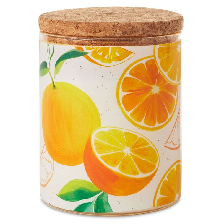 Orange and Vanilla Bean Scented 2-Wick Jar Candle, 14.5