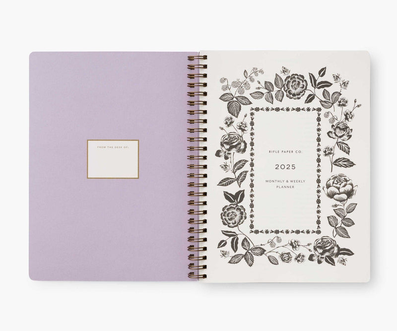 12-Month Softcover Spiral Planner - Mimi 2025